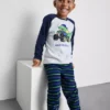 1,5-8 ani | pijamale din fleece cu imprimeu de dinozauri 1,5-8 ani | pijamale din fleece cu imprimeu de dinozauri