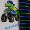 1,5-8 ani | pijamale din fleece cu imprimeu de dinozauri 1,5-8 ani | pijamale din fleece cu imprimeu de dinozauri