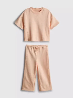 1,5–8 ani | Set compus din cămășă cu croi drept și Pantaloni de Trening 1,5–8 ani | Set compus din cămășă cu croi drept și Pantaloni de Trening
