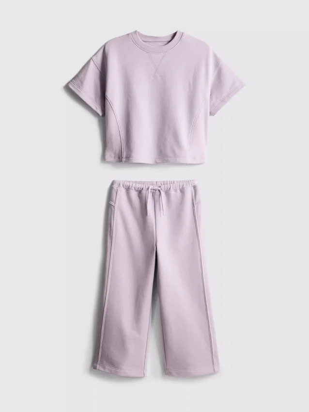 1,5–8 ani | Set compus din cămășă cu croi drept și Pantaloni de Trening 1,5–8 ani | Set compus din cămășă cu croi drept și Pantaloni de Trening