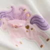 1,5–8 ani | Set compus din cămășă cu imprimeu unicorn și fustă tutu