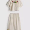 1,5-8 ani | set de bluză și pantaloni croșetați 1,5-8 ani | set de bluză și pantaloni croșetați