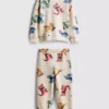 1,5-8 ani | Set de hanorac și pantaloni de trening cu imprimeu cu dinozauri 1,5-8 ani | Set de hanorac și pantaloni de trening cu imprimeu cu dinozauri