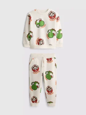 1,5-8 ani | Set hanorac și pantaloni de trening Super Mario World