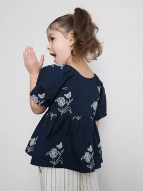 1,5–9 ani | bluză cu imprimeu floral