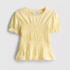 1,5–9 ani | bluză cu peplum plisat 1,5–9 ani | bluză cu peplum plisat