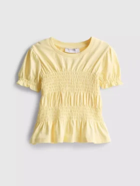 1,5–9 ani | bluză cu peplum plisat