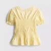 1,5–9 ani | bluză cu peplum plisat 1,5–9 ani | bluză cu peplum plisat