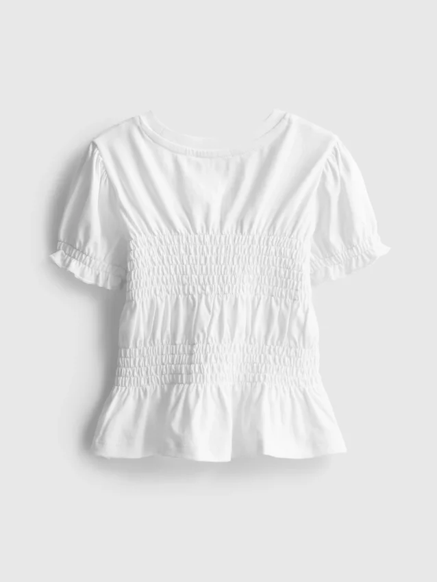 1,5–9 ani | bluză cu peplum plisat 1,5–9 ani | bluză cu peplum plisat