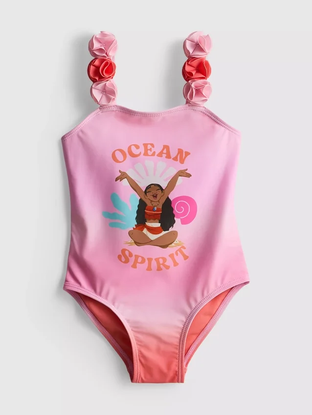 1,5-9 ani | Costum de baie cu volane Moana de la Disney 1,5-9 ani | Costum de baie cu volane Moana de la Disney