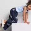 1,5–9 ani | pantaloni cu broderie florală 1,5–9 ani | pantaloni cu broderie florală