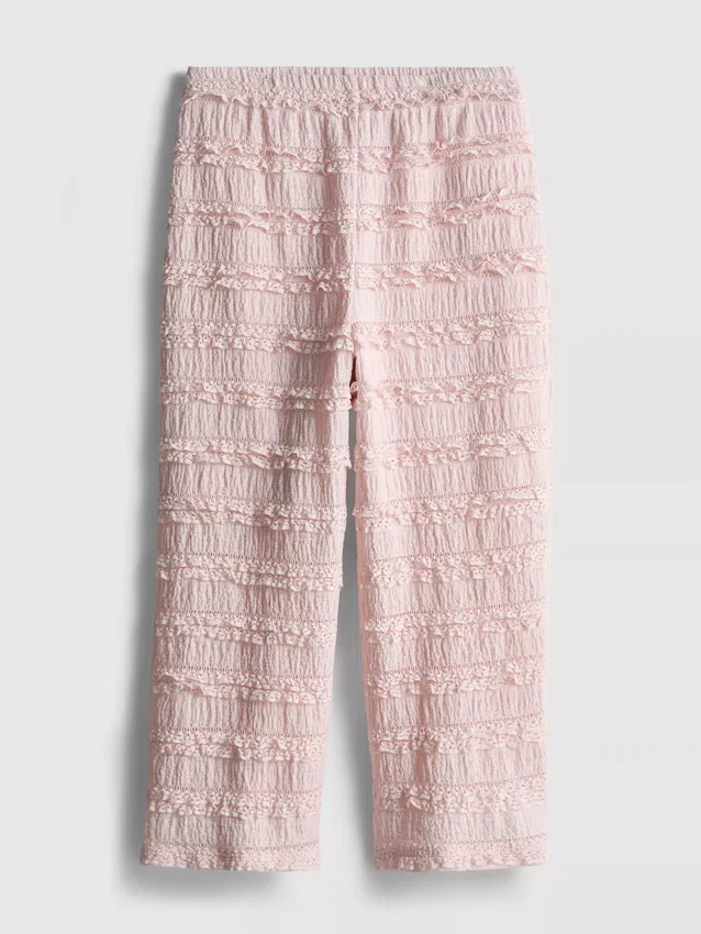 1,5–9 ani | pantaloni cu volane și textură șifonată 1,5–9 ani | pantaloni cu volane și textură șifonată