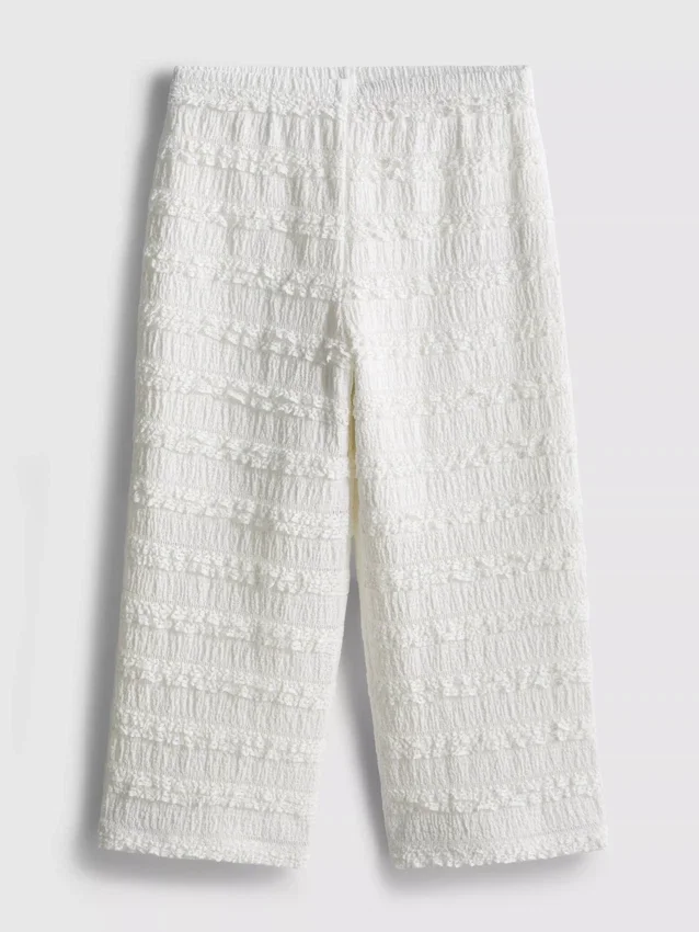 1,5–9 ani | pantaloni cu volane și textură șifonată 1,5–9 ani | pantaloni cu volane și textură șifonată