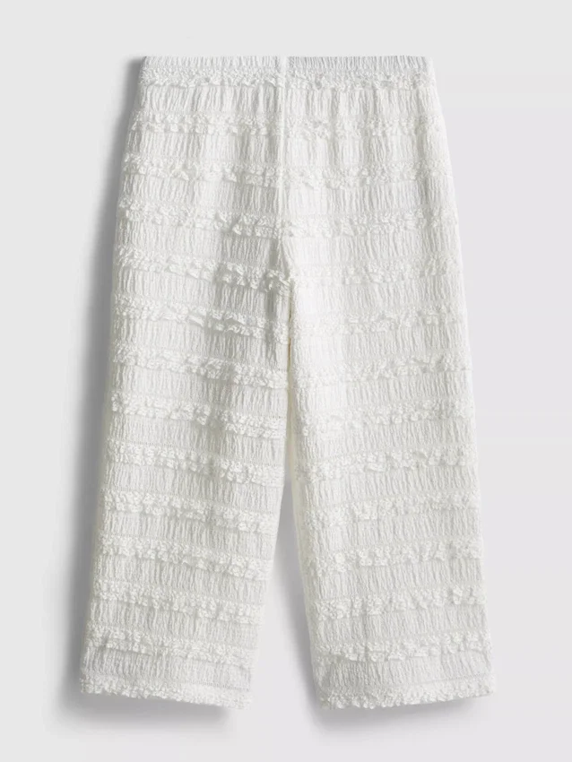 1,5–9 ani | pantaloni cu volane și textură șifonată 1,5–9 ani | pantaloni cu volane și textură șifonată