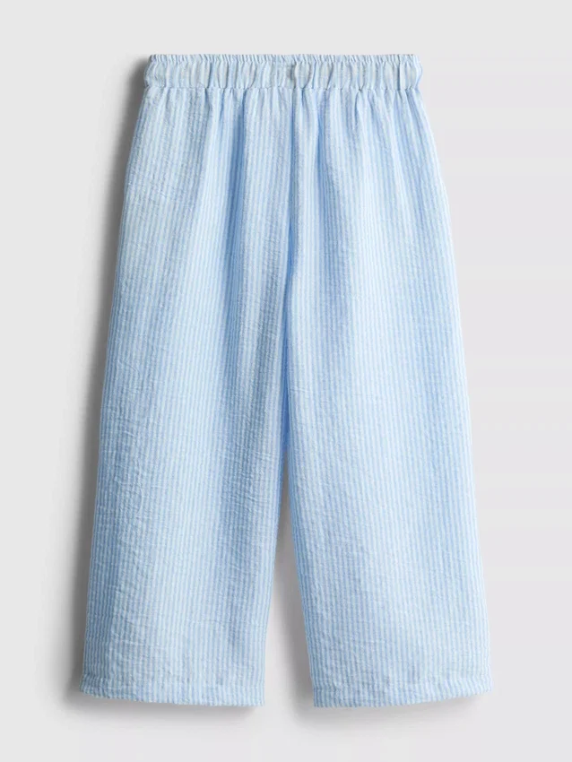 1,5–9 ani | pantaloni din seersucker cu dungi 1,5–9 ani | pantaloni din seersucker cu dungi
