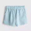 1,5–9 ani | Pantaloni Scurți cu bordură festonată cu ochiuri