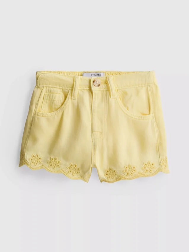 1,5–9 ani | Pantaloni Scurți din denim brodați 1,5–9 ani | Pantaloni Scurți din denim brodați