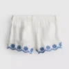 1,5–9 ani | Pantaloni Scurți din denim brodați 1,5–9 ani | Pantaloni Scurți din denim brodați
