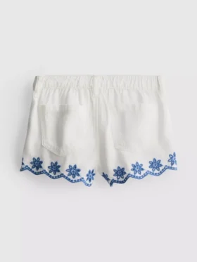 1,5–9 ani | Pantaloni Scurți din denim brodați 1,5–9 ani | Pantaloni Scurți din denim brodați