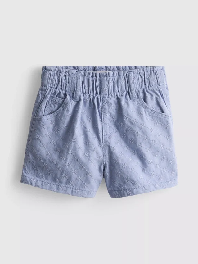 1,5-9 ani | Pantaloni Scurți din denim cu talie înaltă 1,5-9 ani | Pantaloni Scurți din denim cu talie înaltă