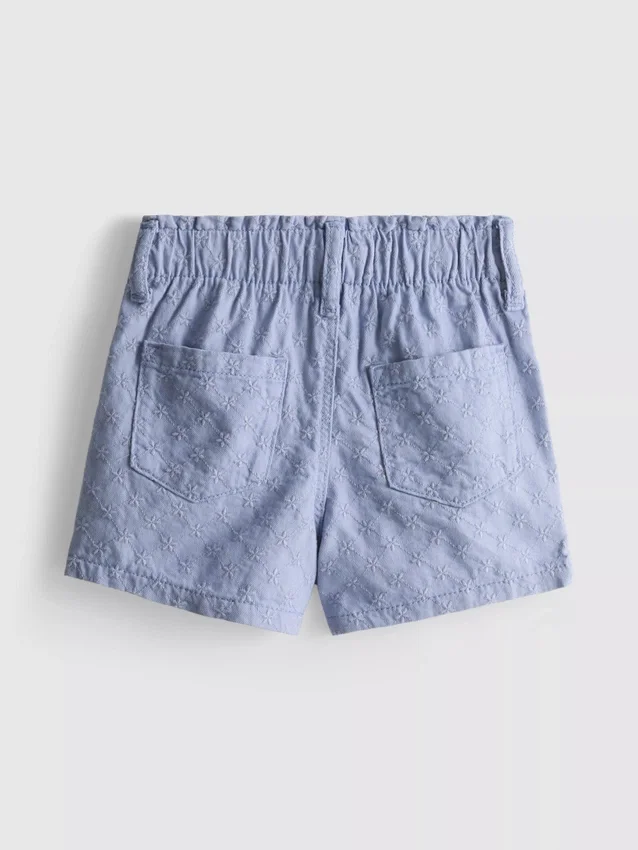 1,5-9 ani | Pantaloni Scurți din denim cu talie înaltă 1,5-9 ani | Pantaloni Scurți din denim cu talie înaltă