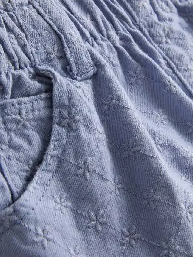 1,5-9 ani | Pantaloni Scurți din denim cu talie înaltă 1,5-9 ani | Pantaloni Scurți din denim cu talie înaltă