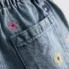 1,5-9 ani | Pantaloni Scurți din denim cu talie înaltă 1,5-9 ani | Pantaloni Scurți din denim cu talie înaltă