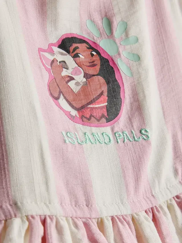 1,5–9 ani | Rochie cu bretele în straturi „Moana” de la Disney 1,5–9 ani | Rochie cu bretele în straturi „Moana” de la Disney