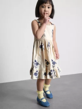 1,5–9 ani | rochie cu volane și imprimeu floral 1,5–9 ani | rochie cu volane și imprimeu floral