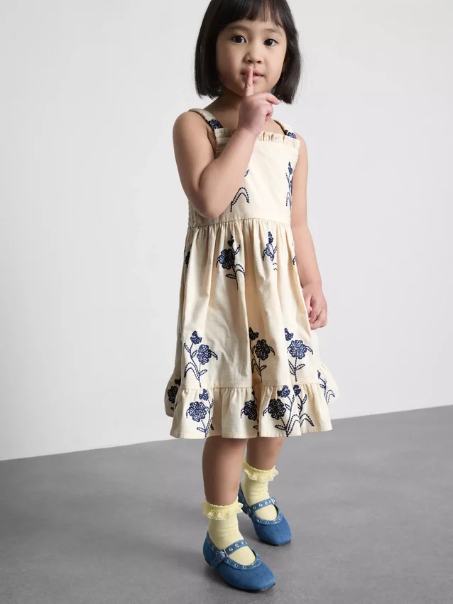 1,5–9 ani | rochie cu volane și imprimeu floral 1,5–9 ani | rochie cu volane și imprimeu floral