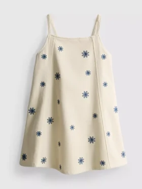 1,5–9 ani | rochie din denim brodată 1,5–9 ani | rochie din denim brodată