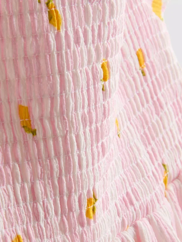 1,5–9 ani | rochie tip smock cu imprimeu de lămâi 1,5–9 ani | rochie tip smock cu imprimeu de lămâi