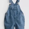 1,5–9 ani | salopetă din denim cu fundiță 1,5–9 ani | salopetă din denim cu fundiță