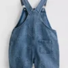 1,5–9 ani | salopetă din denim cu fundiță 1,5–9 ani | salopetă din denim cu fundiță