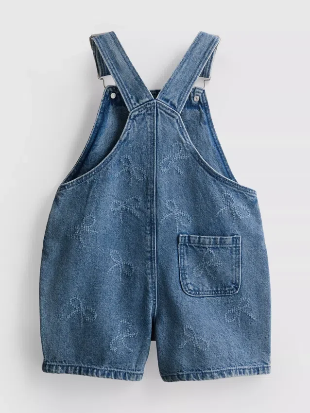 1,5–9 ani | salopetă din denim cu fundiță 1,5–9 ani | salopetă din denim cu fundiță