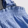 1,5–9 ani | Set compus din bluză cu textură șifonată și pantaloni scurți