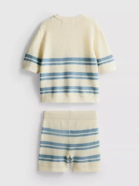 1,5–9 ani | Set compus din bluză din tricot și Pantaloni Scurți