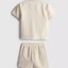 1,5–9 ani | Set compus din cămășă și pantaloni scurți brodați 1,5–9 ani | Set compus din cămășă și pantaloni scurți brodați
