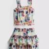 1,5-9 ani | Set compus din top cu Stitch de la Disney și fustă Rara 1,5-9 ani | Set compus din top cu Stitch de la Disney și fustă Rara