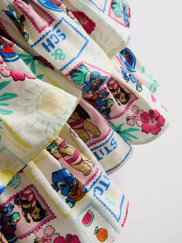 1,5-9 ani | Set compus din top cu Stitch de la Disney și fustă Rara 1,5-9 ani | Set compus din top cu Stitch de la Disney și fustă Rara