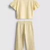 1,5–9 ani | Set compus din tricou cu volane și pantaloni