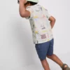 1,5-9 ani | Set compus din tricou și pantaloni scurți cu imprimeu 1,5-9 ani | Set compus din tricou și pantaloni scurți cu imprimeu