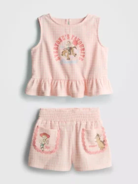 1,5–9 ani | Set cu top cu volane și pantaloni scurți „Toy Story“ de la Disney Pixar 1,5–9 ani | Set cu top cu volane și pantaloni scurți „Toy Story“ de la Disney Pixar