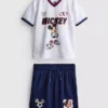 1,5-9 ani | Set de cămăși și pantaloni scurți cu Minnie Mouse de la Disney, cu tematică de fotbal