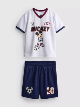 1,5-9 ani | Set de cămăși și pantaloni scurți cu Minnie Mouse de la Disney, cu tematică de fotbal