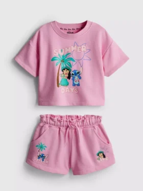1,5–9 ani | Set de cămăși și pantaloni scurți cu Stitch de la Disney 1,5–9 ani | Set de cămăși și pantaloni scurți cu Stitch de la Disney