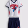 1,5-9 ani | Set de cămăși și pantaloni scurți de fotbal Marvel Spider-Man