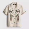 1,5–9 ani | tricou cu broderie cu palmier