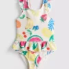 1-9 ani | costum de baie cu imprimeu cu fructe 1-9 ani | costum de baie cu imprimeu cu fructe