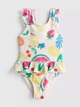 1-9 ani | costum de baie cu imprimeu cu fructe